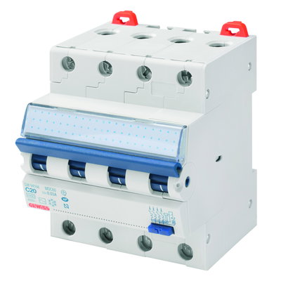 INTERRUPTOR MAGNETOTÉRMICO DIFFERENCIAL COMPACTO - MDC 60 - CURVA C - 4P 13A 30mA - CLASE A INMUNIDAD REFORZADA - 4 MÓDULOS