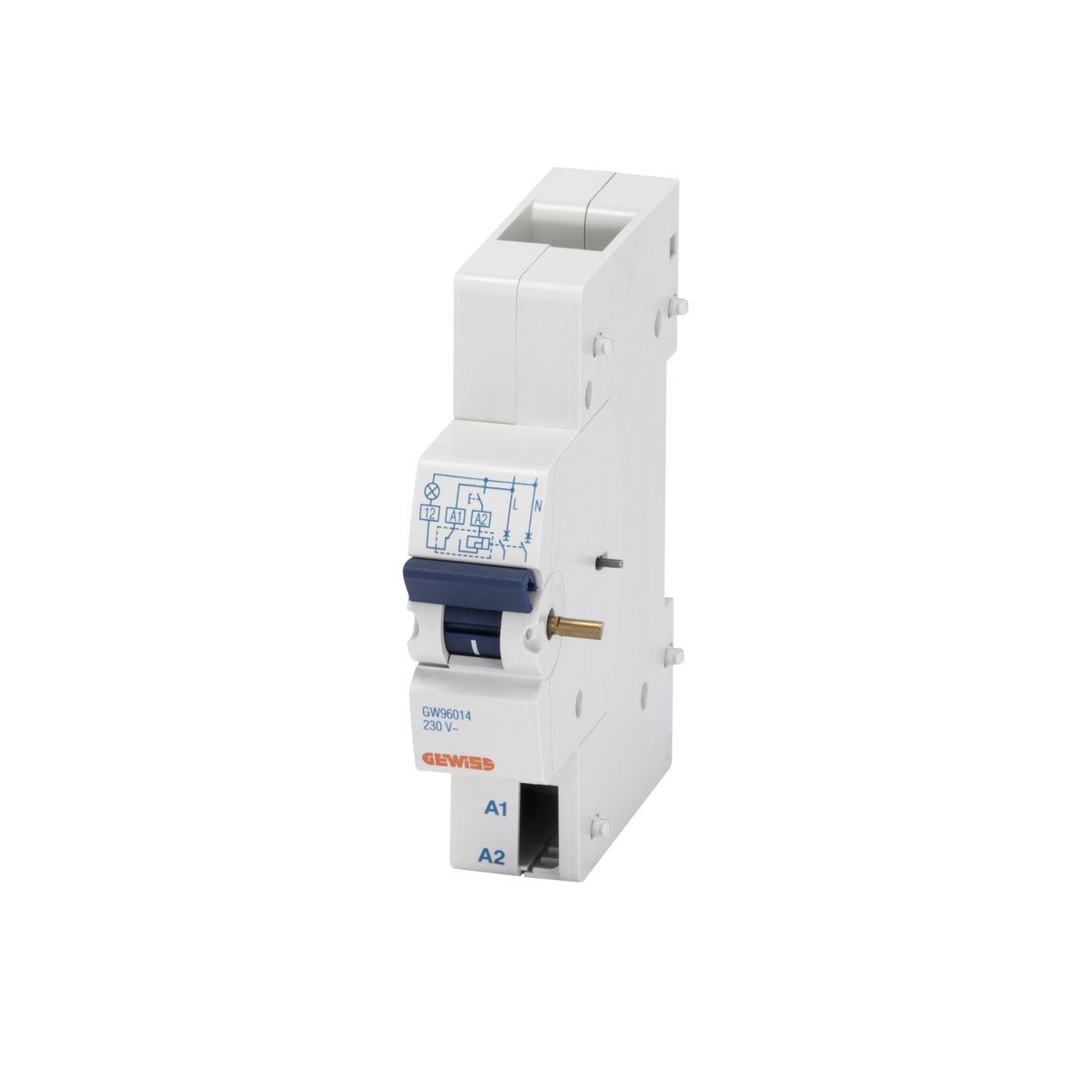 RELÉ DE DISPARO CON REARME SIMULTÁNEO - PARA RESTART RM TOP/RESTART CM - 230 V CA - 1 MÓDULO EN 50022