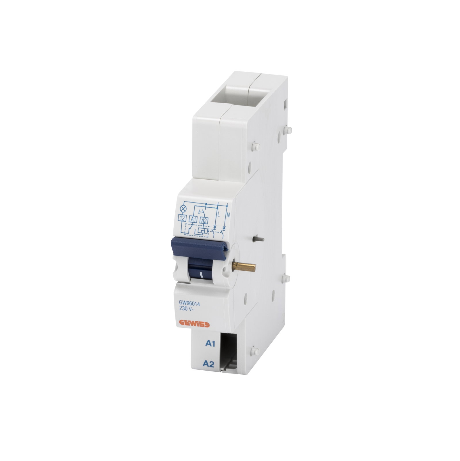 RELÉ DE DISPARO CON REARME SIMULTÁNEO - PARA RESTART RM TOP/RESTART CM - 230 V CA - 1 MÓDULO EN 50022