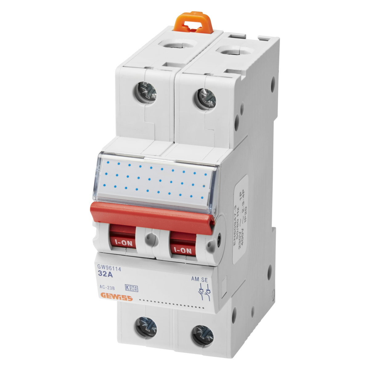INTERRUPTOR DE MANOBRIA SECCIONADOR - 2P 63A 415V - 2 MODULÓS