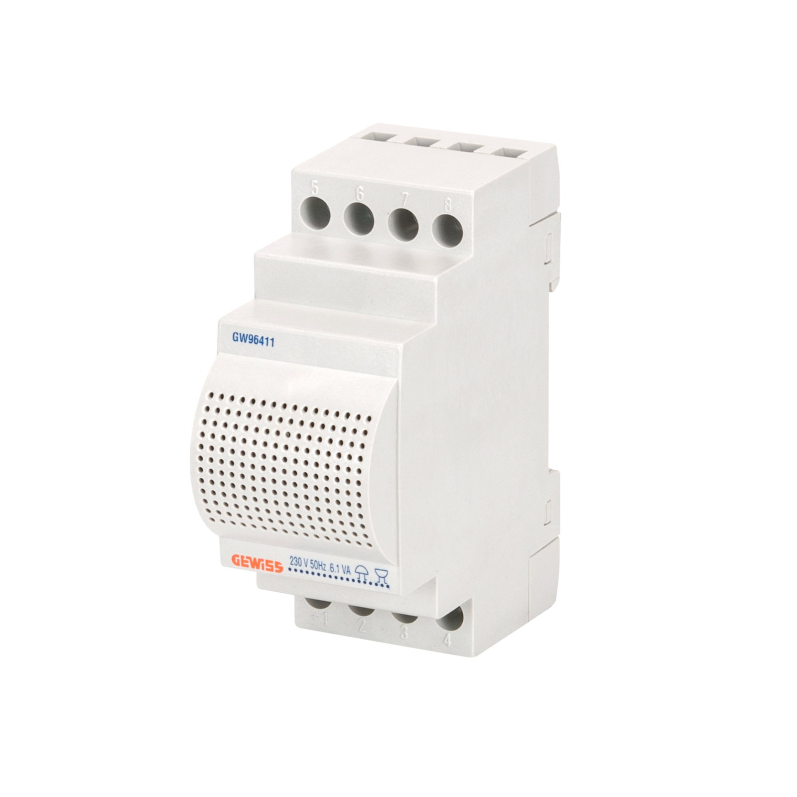 COMBINADO DE TRANSFORMADOR - TIMBRE - ZUMBADOR - 230V - 2 MODULÓS