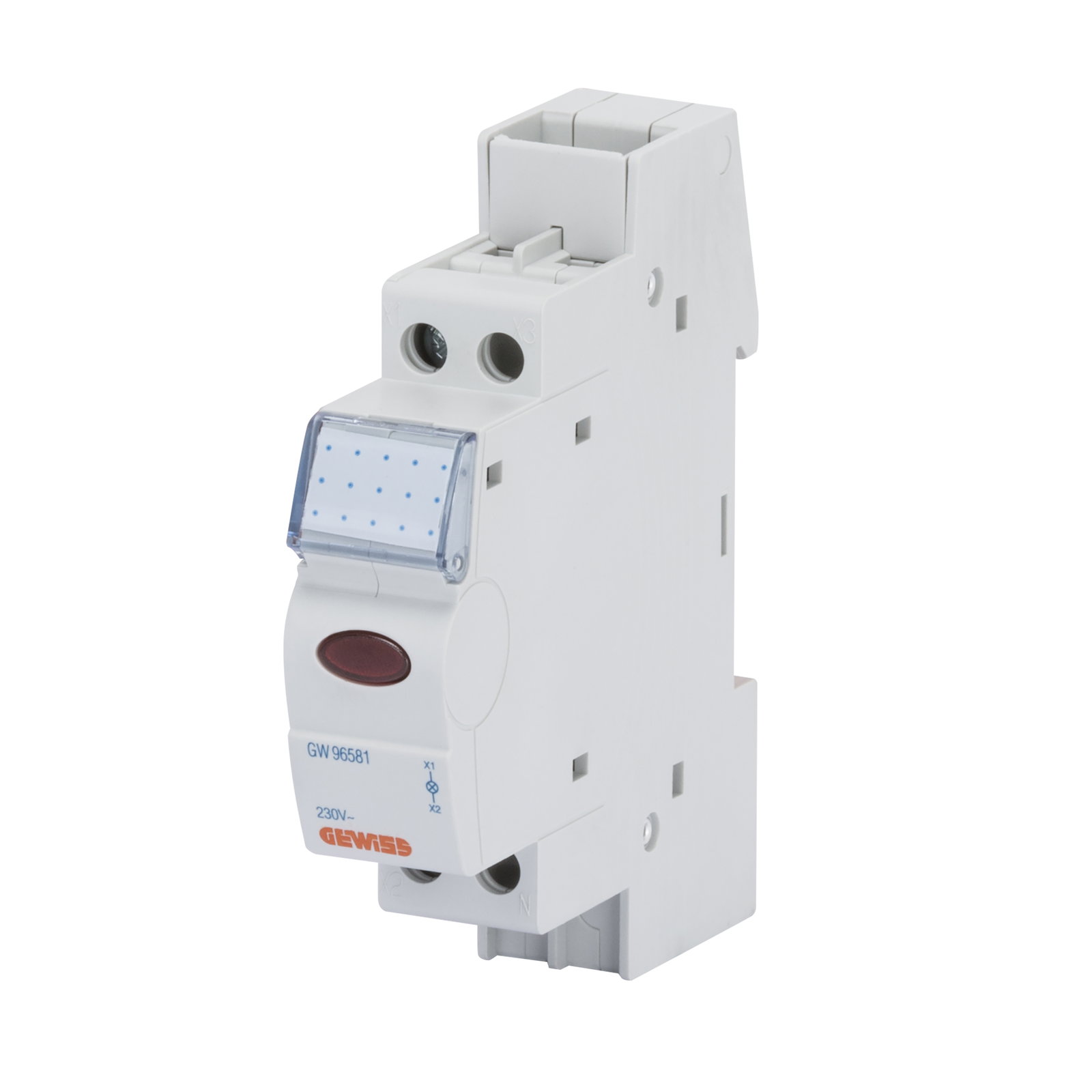 LÀMPARA DE SEÑALIZACIÓN - SIMPLE - ROJO - 230V - 1 MÓDULO