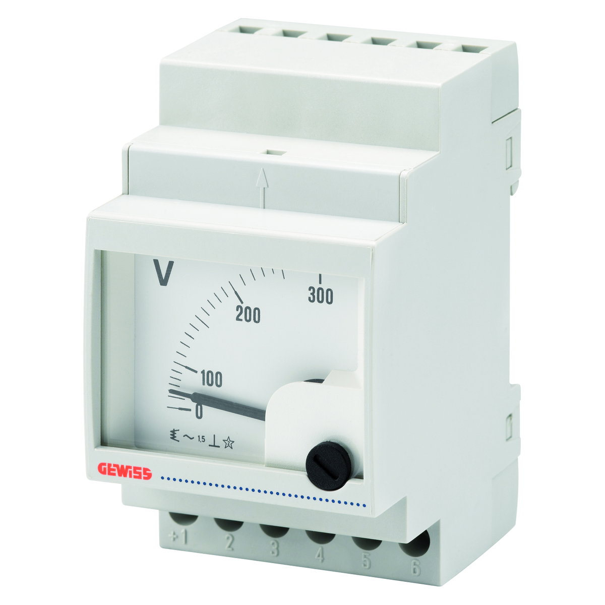 VOLTMETRO ANALÓGICO DE CONEXIÓN DIRECTA - 0/500V - 3 MODULÓS