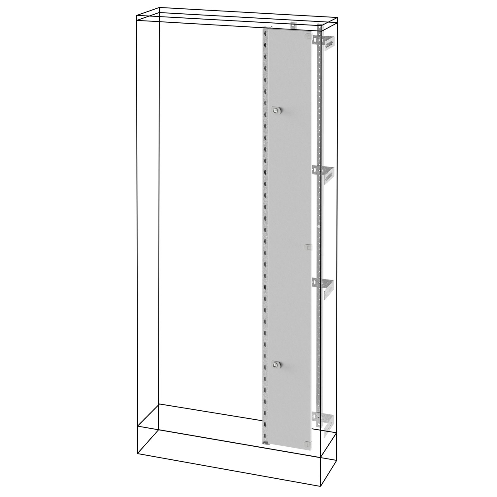 COMPARTIMENTO INTERNO - QDX 630 L - PARA ESTRUCTURAS 850X1000X300MM