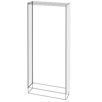 PAR DE PANELES LATERALES - CUADRO DE DISTRIBUCIÓN DE MONTAJE EN SUELO - QDX 630 L - 2000X300Â MM
