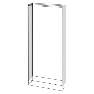 PAR DE PANELES LATERALES VENTILADOS - ARMARIO DE SUELO - QDX 630 L - 2000x300MM