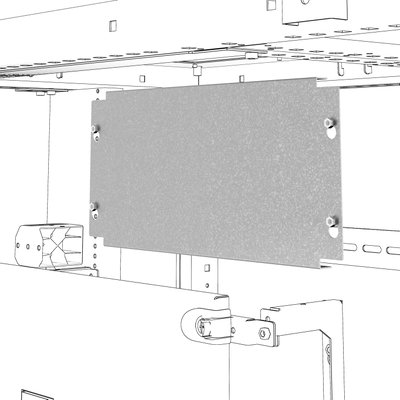 PLACA DE FONDO PARA DISPOSITIVOS NO MODULARES - QDX - 600X1000Â MM