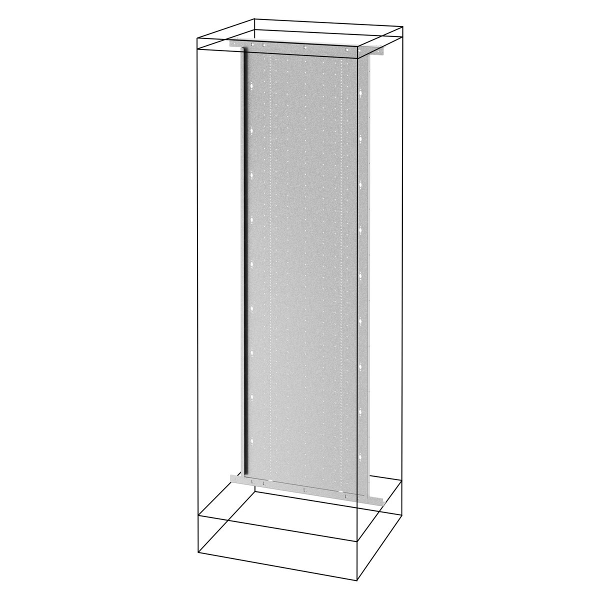 PLACA DE FONDO PARA DISPOSITIVOS NO MODULARES - QDX - 600X1800MM