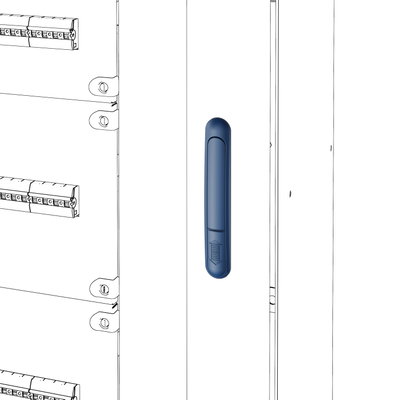 CERRADURA DE RECAMBIO - QDX 630 L - PARA PUERTAS DE CRISTAL Y CIEGAS