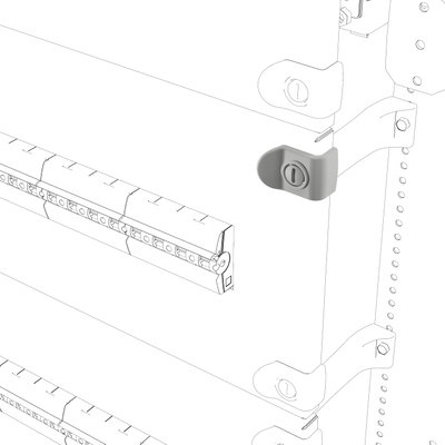 BISAGRA DE RECAMBIO - QDX - PARA PANEL DELANTERO - 10 PIEZAS