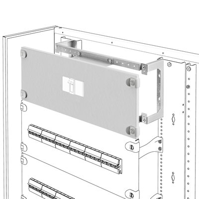 KIT DE INSTALACIÓN PARA MCCB EN PLACA - VERTICAL - VERSIÓN FIJA - MSX/D/M/c 160-250 - 600x300Â MM