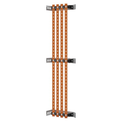PAR DE SOPORTES DE BARRAS - PARA BARRAS PLANAS 25x4-30x5 - 250-400Â A - PARA ESTRUCTURAS D=200 - COMPARTIMENTO EXTERNO - PARA QDX 630L/H