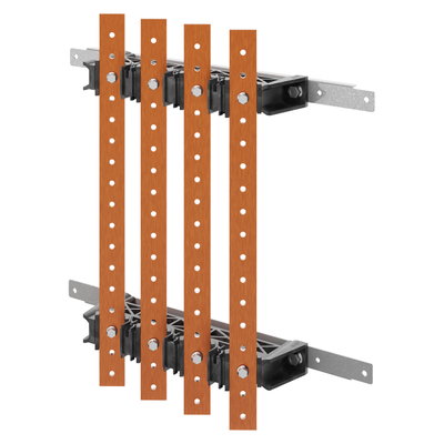 PAR DE SOPORTES DE BARRAS - PARA BARRAS PLANAS 30x10 - 630Â A - PARA ESTRUCTURAS D=300 - ESTRUCTURAS L=600 - PARA QDX 630L