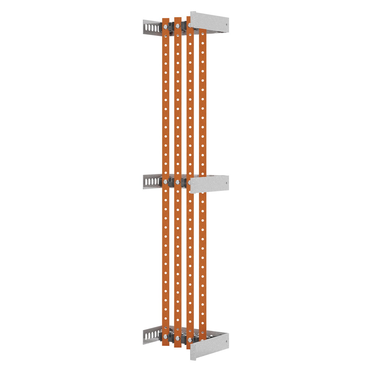 PAR DE SOPORTES DE BARRAS - PARA BARRAS PLANAS 20x5 30x5 - 250-400Â A - PARA ESTRUCTURAS D=300 - COMPARTIMENTO INTERNO - PARA QDX 630L
