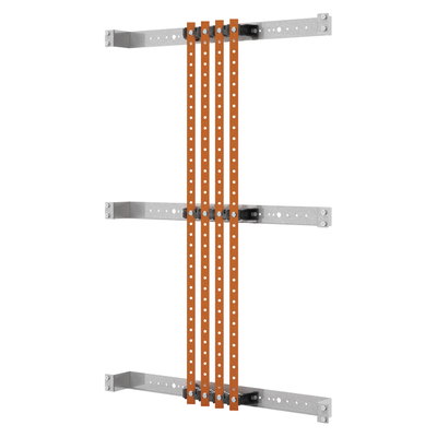 PAR DE SOPORTES DE BARRAS - PARA BARRAS PLANAS 20x5-30x5 - 250-400Â A - ESTRUCTURAS L=850 - PARA QDX 630H-1600H