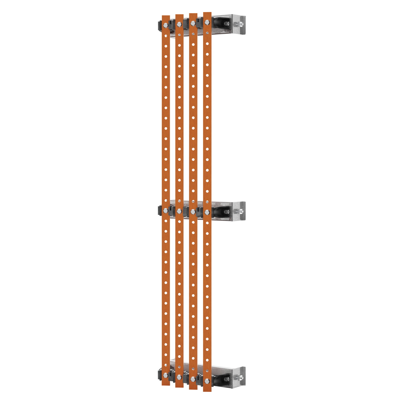 PAR DE SOPORTES DE BARRAS - PARA BARRAS PLANAS 20x5-30x5 - 250-400Â A - PARA ESTRUCTURAS D=250-400 - COMPARTIMENTO LATERAL - PARA QDX 630H