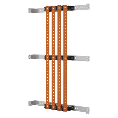 PAR DE SOPORTES DE BARRAS - PARA BARRAS PLANAS 30x10 - 630Â A - PARA ESTRUCTURAS D=400 - ESTRUCTURAS L=850 - PARA QDX 630H