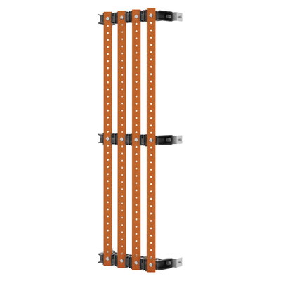 PAR DE SOPORTES DE BARRAS - PARA BARRAS PLANAS 30x10 - 630Â A - PARA ESTRUCTURAS D=400 - COMPARTIMENTO LATERAL - PARA QDX 630H