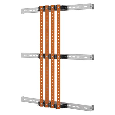 PAR DE SOPORTES DE BARRAS - PARA BARRAS PLANAS 30x10 - 630Â A - PARA ESTRUCTURAS D=600-800 - ESTRUCTURAS L=600 - PARA QDX 1600H