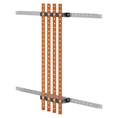 PAR DE SOPORTES DE BARRAS - PARA BARRAS PLANAS 30x10 - 630Â A - PARA ESTRUCTURAS D=600 - COMPARTIMENTO LATERAL EXTERNO - PARA QDX 1600H