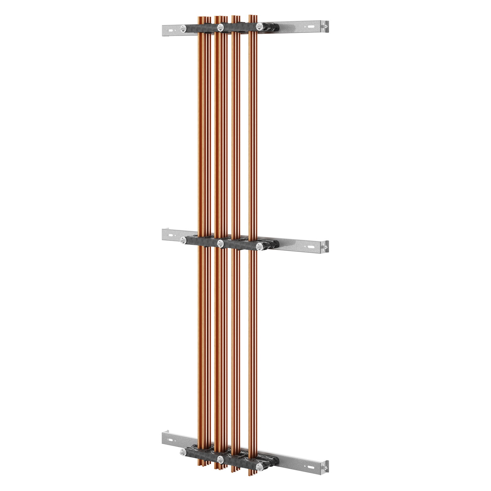 PAR DE SOPORTES DE BARRAS - PARA BARRAS PERFILADAS - 800-1250-1600Â A - PARA ESTRUCTURAS D=600-800 - ESTRUCTURAS L=850 - PARA QDX 1600H