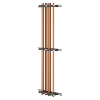 PAR DE SOPORTES DE BARRAS - PARA BARRAS PERFILADAS 800-1250-1600Â A - PARA ESTRUCTURAS D=600 - COMPARTIMENTO LATERAL EXTERNO - PARA QDX 1600H