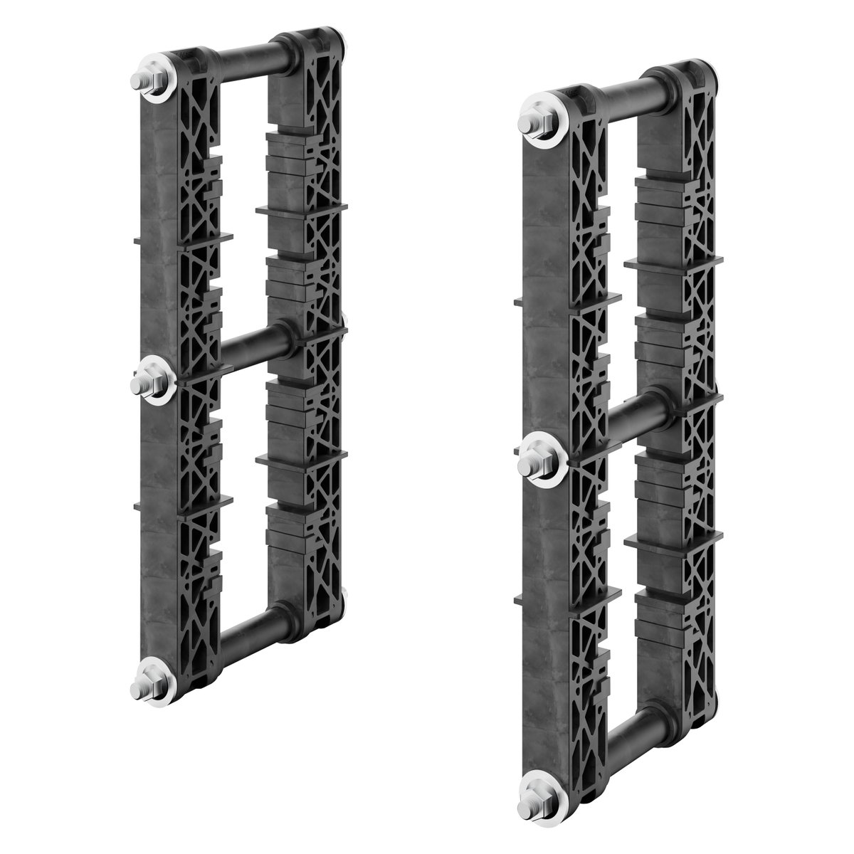 PAR DE SOPORTES DE BARRAS - PARA BARRAS PLANAS 60x5-100x5-100x10 - 800-1250-1600Â A - PARA ESTRUCTURAS D=600-800 - PARA QDX 1600H