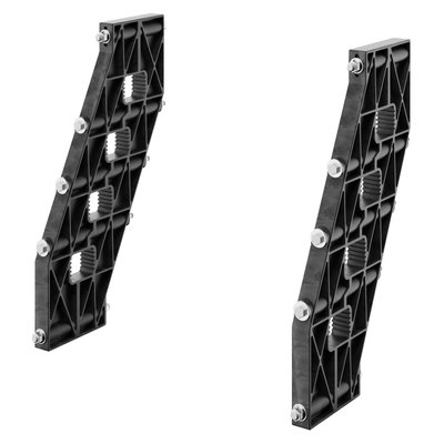 PAR DE SOPORTES DE BARRAS - PARA BARRAS PERFILADAS DE ALUMINIO 630Â A - PARA ESTRUCTURAS D=400 - COMPARTIMENTO LATERAL - PARA QDX 630H
