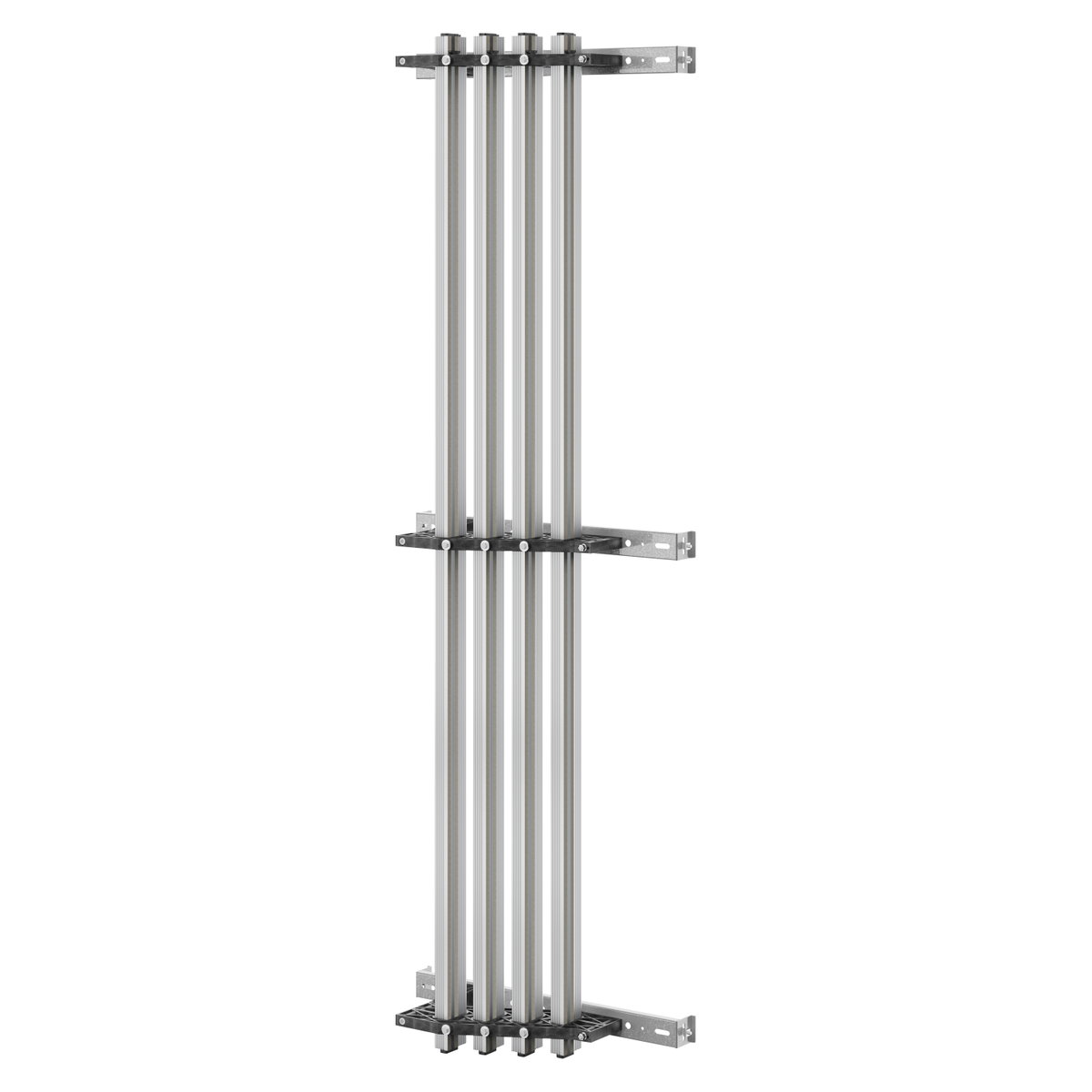 PAR DE SOPORTES DE BARRAS - PARA BARRAS PERFILADAS DE ALUMINIO - 1250-1600Â A - PARA ESTRUCTURAS D=600-800 - ESTRUCTURAS L=600 - PARA QDX 1600H