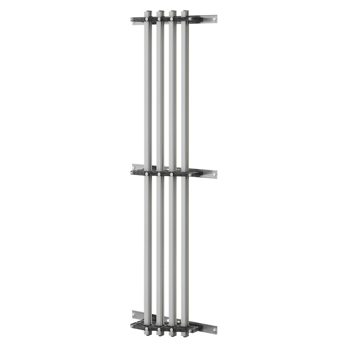 PAR DE SOPORTES DE BARRAS - PARA BARRAS PERFILADAS DE ALUMINIO - 630-800Â A - PARA ESTRUCTURAS D=600 - COMPARTIMENTO LATERAL EXTERNO - PARA QDX 1600H