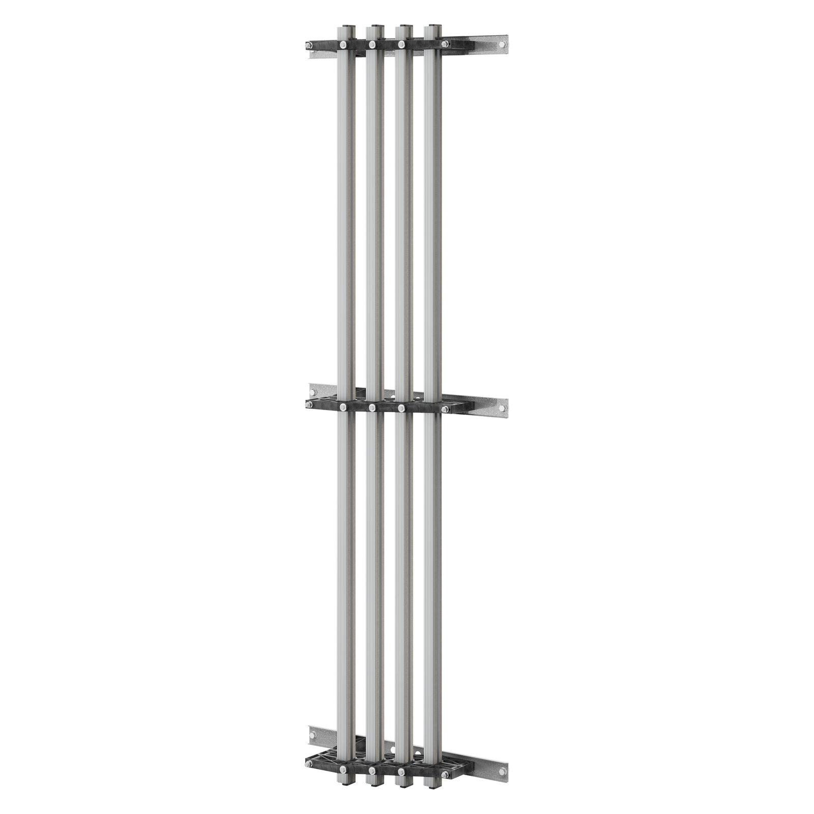 PAR DE SOPORTES DE BARRAS - PARA BARRAS PERFILADAS DE ALUMINIO - 630-800Â A - PARA ESTRUCTURAS D=600 - COMPARTIMENTO LATERAL EXTERNO - PARA QDX 1600H