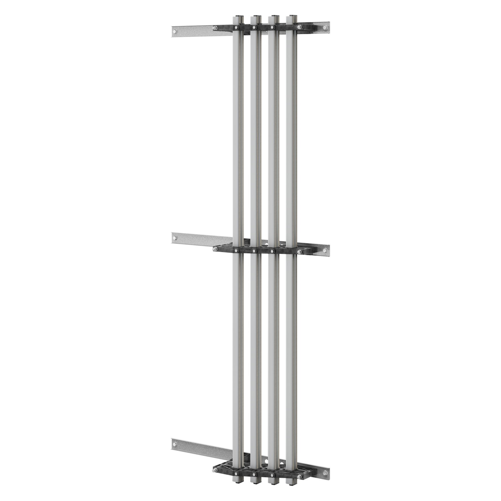 PAR DE SOPORTES DE BARRAS - PARA BARRAS PERFILADAS DE ALUMINIO - 630-800Â A - PARA ESTRUCTURAS D=800 - COMPARTIMENTO LATERAL EXTERNO - PARA QDX 1600H