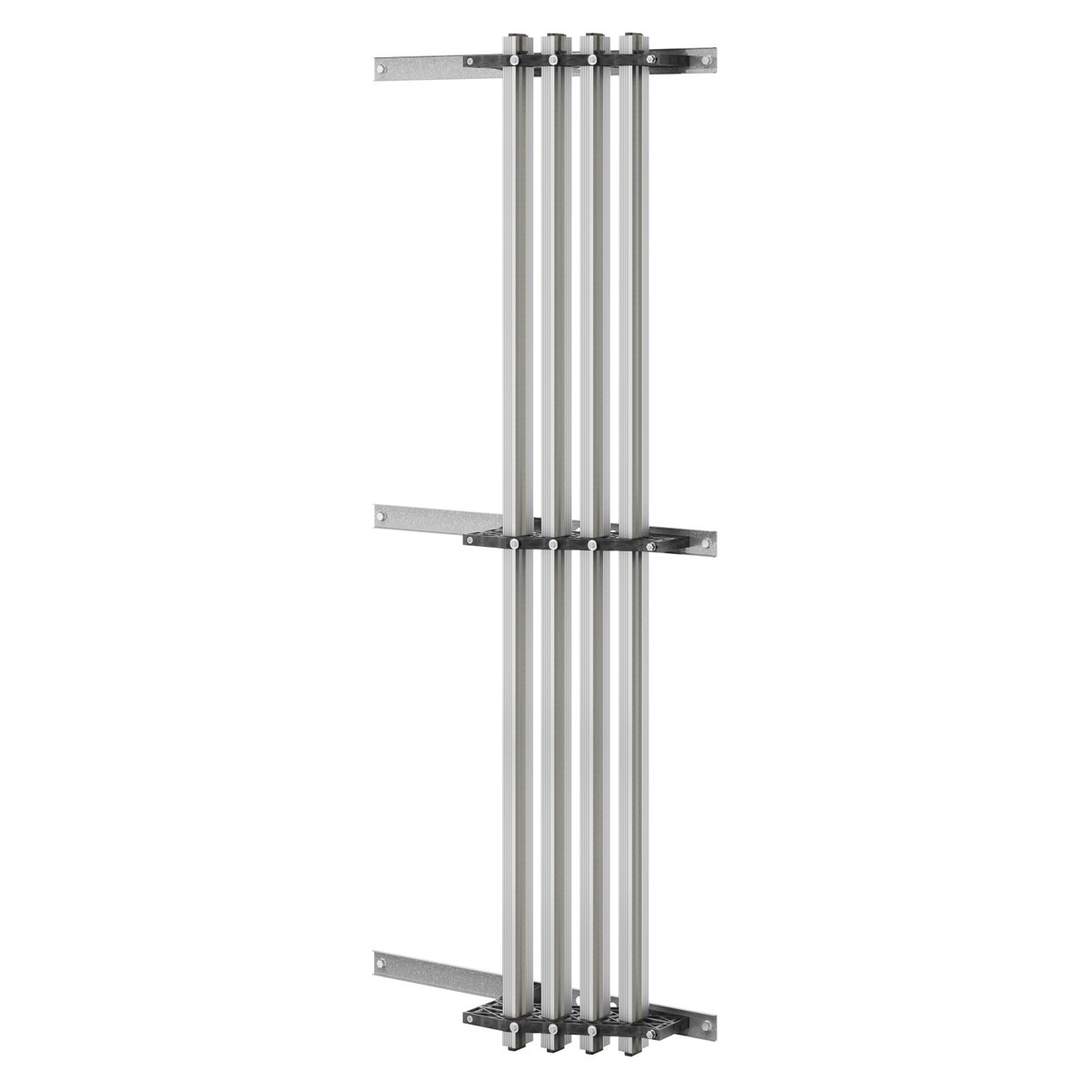 PAR DE SOPORTES DE BARRAS - PARA BARRAS PERFILADAS DE ALUMINIO - 1250-1600Â A - PARA ESTRUCTURAS D=800 - COMPARTIMENTO LATERAL EXTERNO - PARA QDX 1600H
