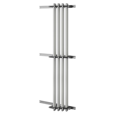 PAR DE SOPORTES DE BARRAS - PARA BARRAS PERFILADAS DE ALUMINIO - 1250-1600Â A - PARA ESTRUCTURAS D=800 - COMPARTIMENTO LATERAL EXTERNO - PARA QDX 1600H