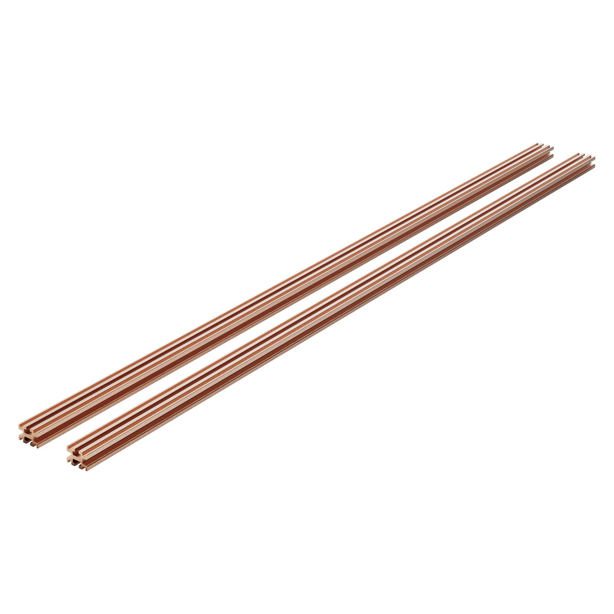 PAR DE BARRAS PERFILADAS 50x30 - DE COBRE - 1600Â A - PARA QDX 1600H