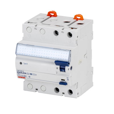INTERRUPTOR DIFERENCIAL PURO - IDP - 2P 40A CLASE B INMUNIDAD Idn=0,3 - 4 MÓDULOS