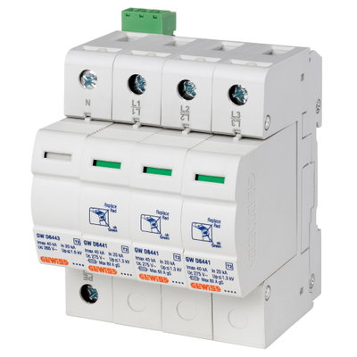 LST - DESCARGADOR DE SOBRETENSIÓN - 3P+N 40KA - TIPO 2 - 4 MODULÓS