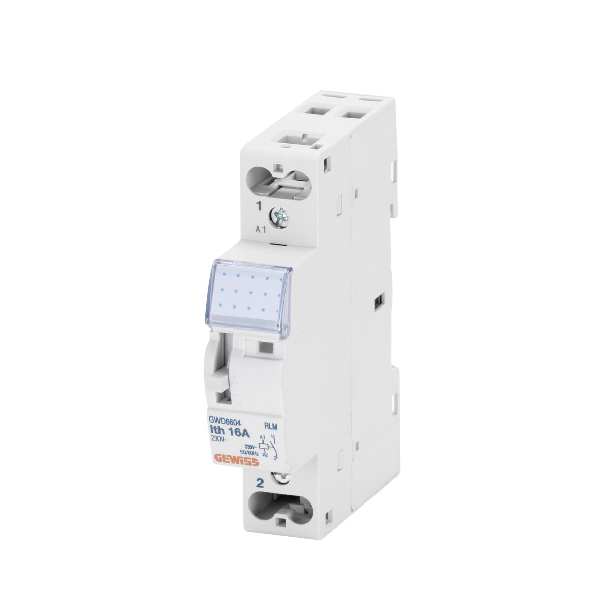 RELE' MONOESTABLE - 16A - 1NA 230V ac - 1 MÓDULO