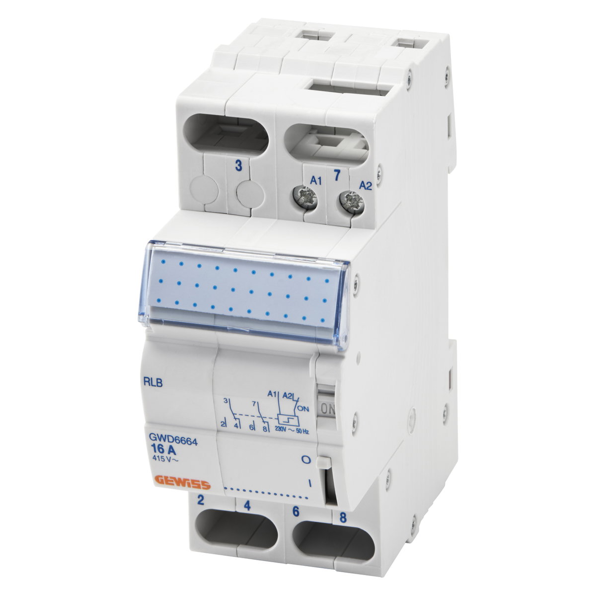 TELERRUPTOR - 16A - 2 CONMUTADO 230V ac - 2 MÓDULO