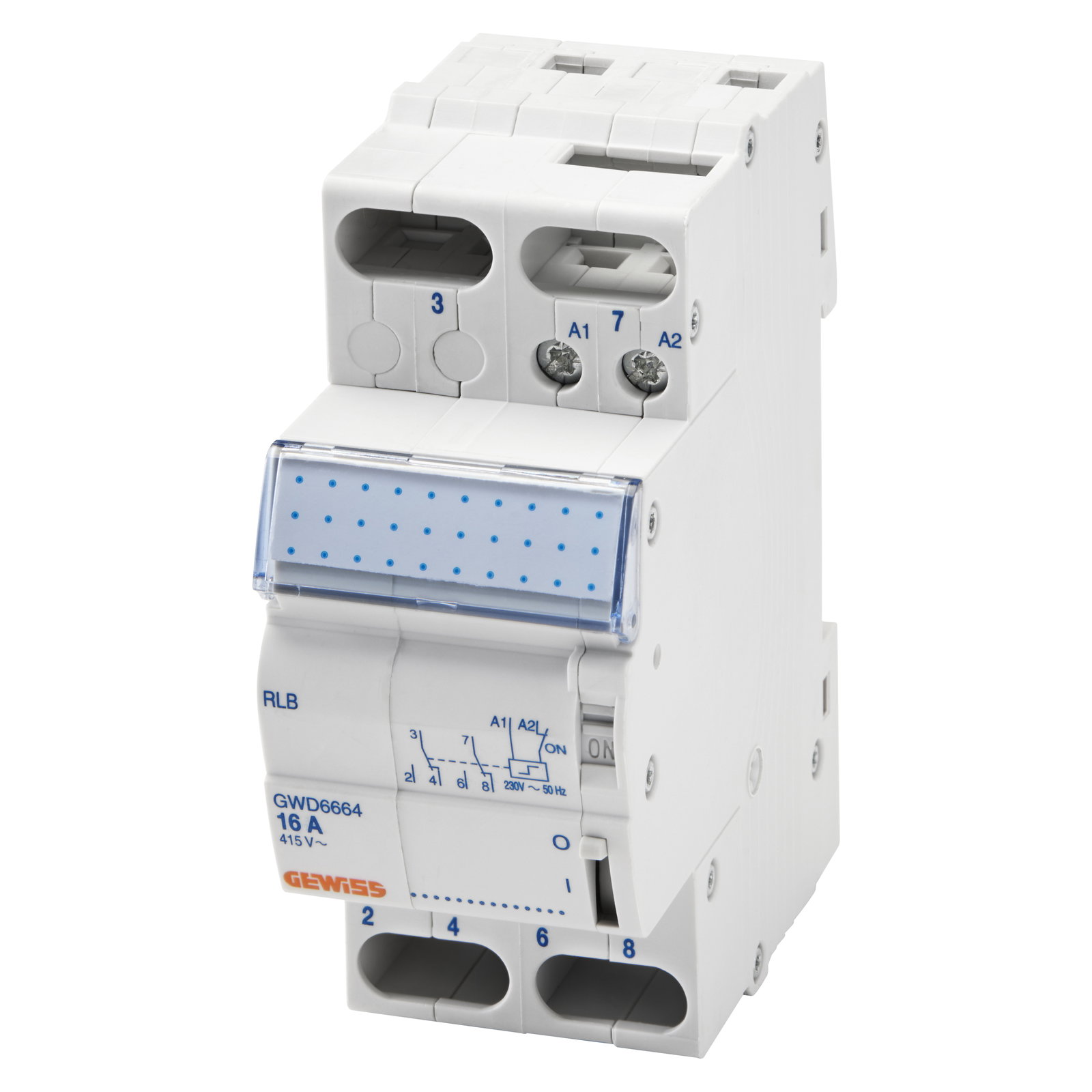 TELERRUPTOR - 16A - 2 CONMUTADO 230V ac - 2 MÓDULO