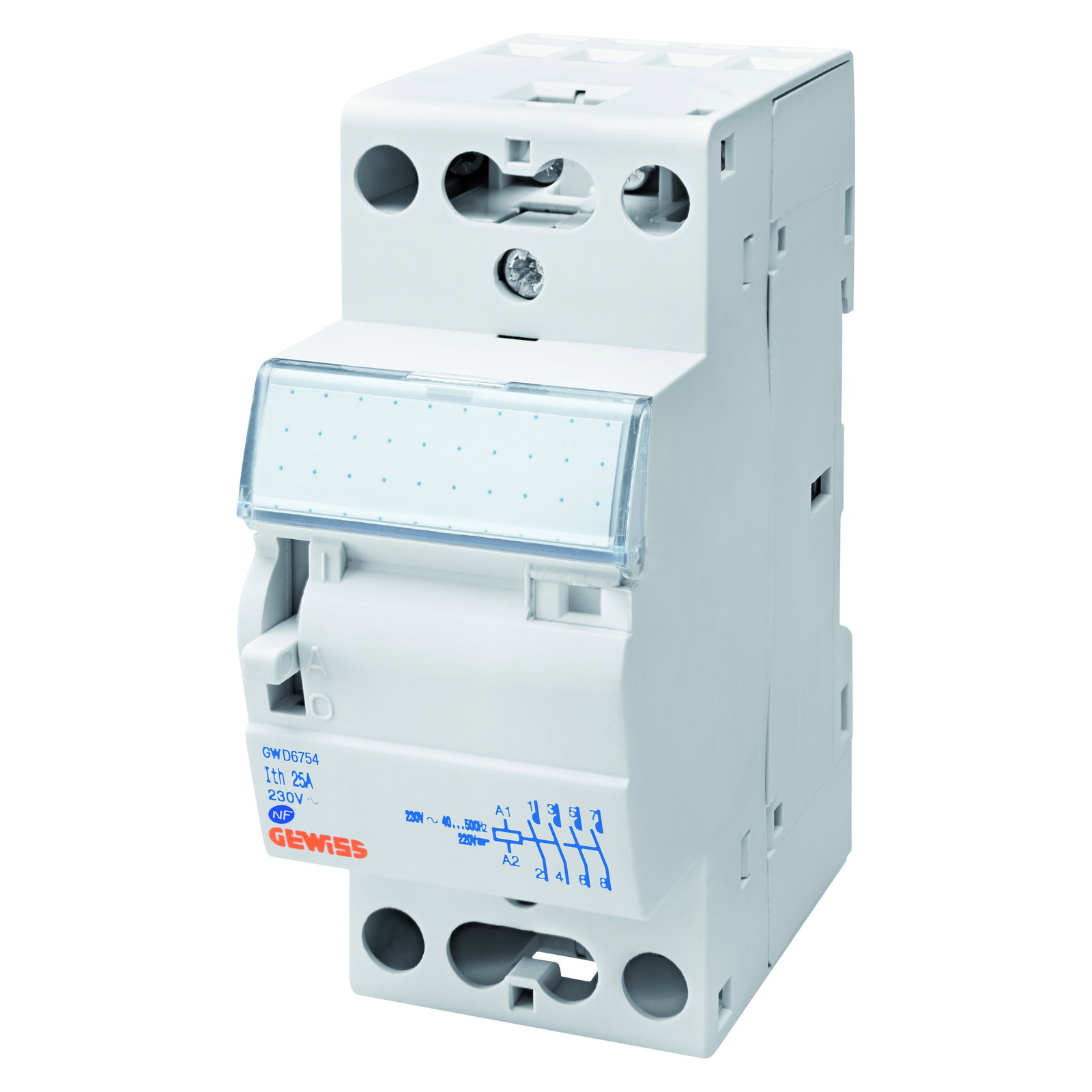 CONTACTOR CTRM - 25A 4NA 230V - 2 MODULÓS
