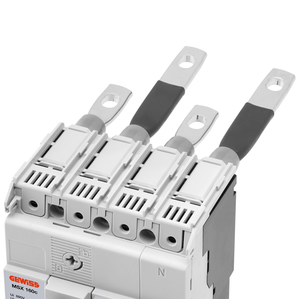 TAPAS DE TERMINALES - MSX/D/E160-250 - PARA TERMINAL TRASERO RC - PARA MCCB 4P
