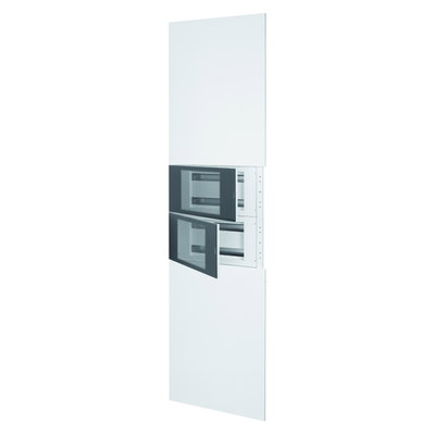 DOMO CENTER - KIT FRONTAL - SIN PUERTA - 2 PANEL TRUQUELADOS 40 MODULI - H.2700 - METÁLLICOS - BLANCO RAL 9003