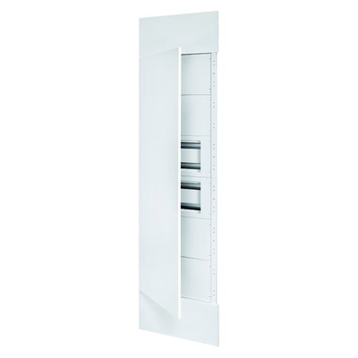 DOMO CENTER - KIT FRONTAL - PUERTA EN METAL - 2 PANEL TRUQUELADOS 40 MODULI - H.2700 - METÁLLICOS - BLANCO RAL 9003
