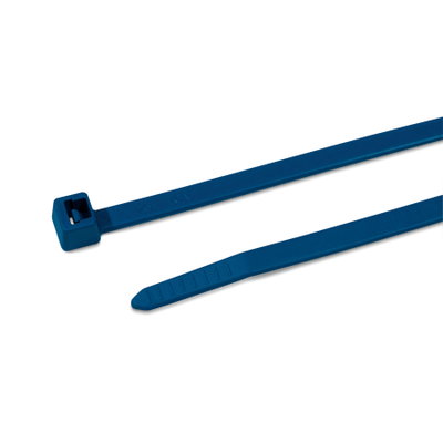 Abraçadeiras da série MCT, detectáveis para a indústria alimentar, azul, 380 x 4,7 mm