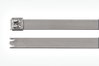 Abraçadeiras metálicas de fecho por bola, 521x12,3 mm