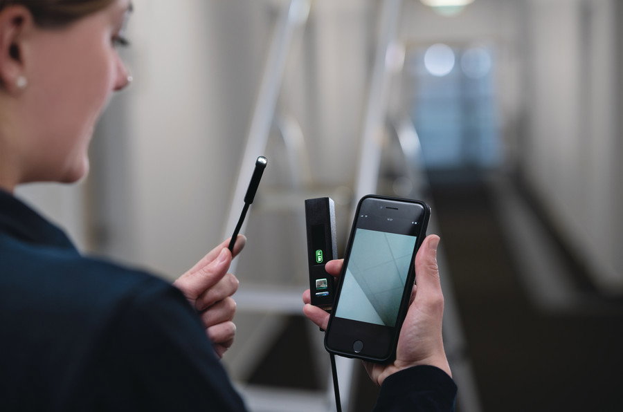 Cable Scout Cam, ferramenta de inspeção visual, transmissão de vídeo e imagem via WIFI – Imagem 6 de 9