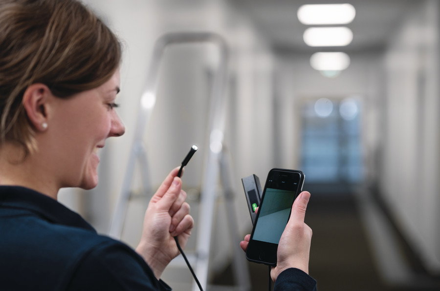 Cable Scout Cam, ferramenta de inspeção visual, transmissão de vídeo e imagem via WIFI – Imagem 7 de 9
