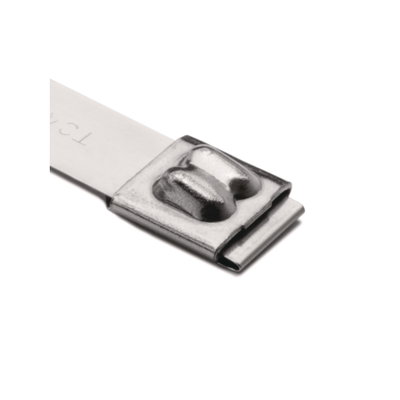 Abraçadeiras metálicas de fecho por bola, 521x12,3 mm