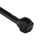 Abraçadeiras com Dentado Externo para Alta Temperatura 105ºC ,145x3,4 mm, preto